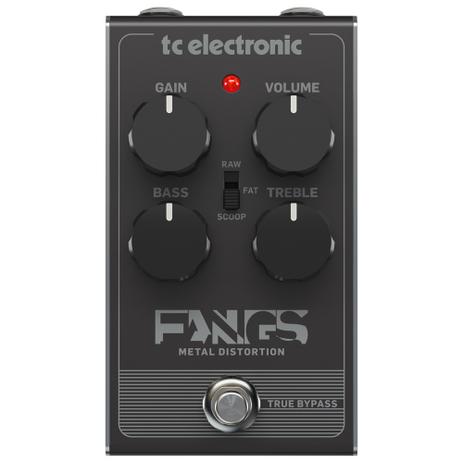 Pedal De Efeito Para Guitarra Tc Eletronic Fangs Metal Distortion Menor preço em Pedal De Efeito Para Guitarra Tc Eletronic Fangs Metal Distortion