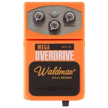 Pedal Distorção Waldman Mega Overdrive Mov-3r Para Guitarra Menor preço em Pedal Distorção Waldman Mega Overdrive Mov-3r Para Guitarra