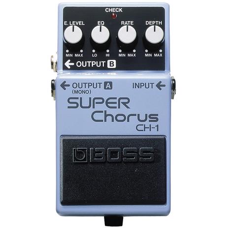 Pedal Efeito Guitarra CH-1 Azul Super Chorus Boss Roland + Fonte Brinde - Roland brasil imp exp com rep e serv ltd Menor preço em Pedal Efeito Guitarra CH-1 Azul Super Chorus Boss Roland + Fonte Brinde - Roland brasil imp exp com rep e serv ltd
