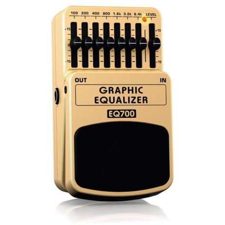 Pedal Equalizador para Guitarra Behringer EQ700 Graphic Equalizer Menor preço em Pedal Equalizador para Guitarra Behringer EQ700 Graphic Equalizer