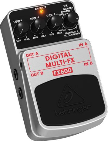 Pedal Guitarra Multi Efeitos FX600 Behringer Menor preço em Pedal Guitarra Multi Efeitos FX600 Behringer