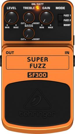 Pedal Guitarra Super Fuzz SF300 Behringer Menor preço em Pedal Guitarra Super Fuzz SF300 Behringer