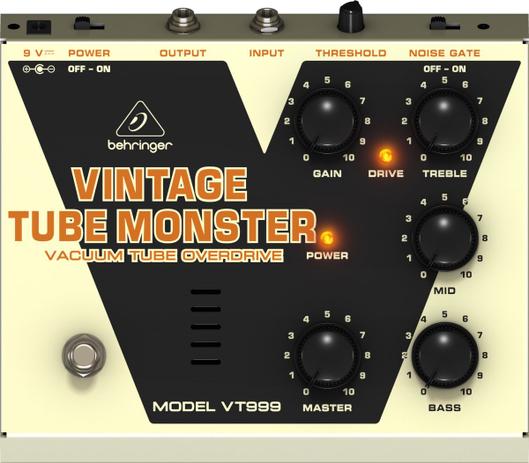Pedal Guitarra Vintage Tube Monster VT999 Behringer Menor preço em Pedal Guitarra Vintage Tube Monster VT999 Behringer