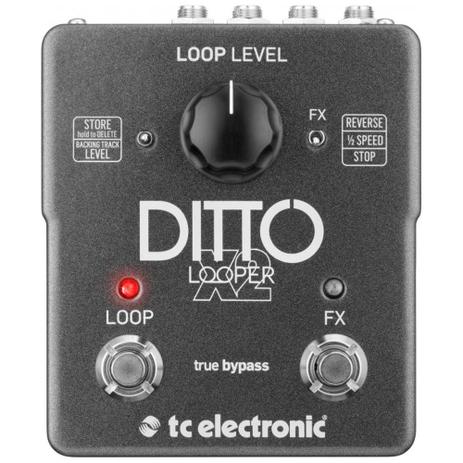 Pedal Looper Ditto X2 Tc Electronic Menor preço em Pedal Looper Ditto X2 Tc Electronic