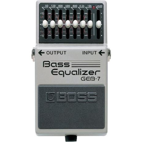Menor preço em Pedal para contrabaixo Bass Equalizer GEB-7 Boss