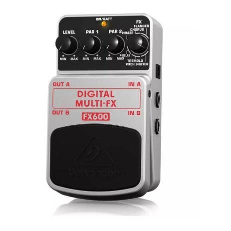 Pedal para Guitarra Behringer FX600 Digital Multi-FX Menor preço em Pedal para Guitarra Behringer FX600 Digital Multi-FX