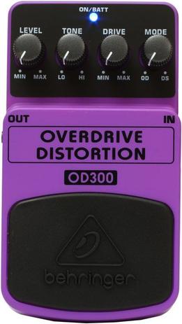 Pedal Para Guitarra Behringer Od300 Overdrive Distortion Menor preço em Pedal Para Guitarra Behringer Od300 Overdrive Distortion