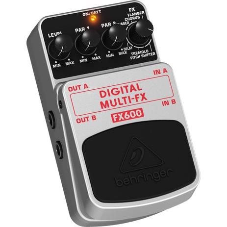 Pedal para guitarra Digital Multi-Fx FX600 Behringer Menor preço em Pedal para guitarra Digital Multi-Fx FX600 Behringer