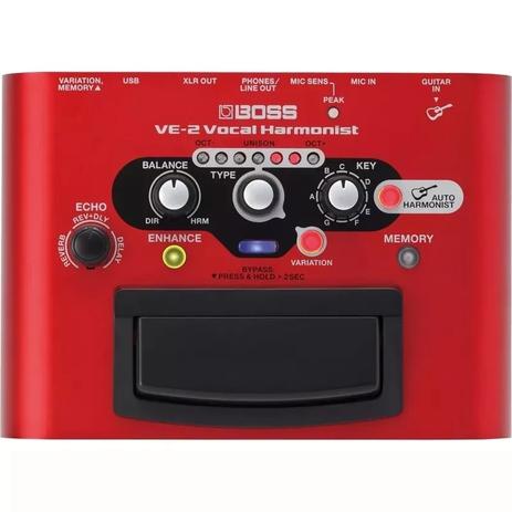 Pedal Processador Voz Boss Ve-2 Vocal Harmonist Roland Ve2 Menor preço em Pedal Processador Voz Boss Ve-2 Vocal Harmonist Roland Ve2