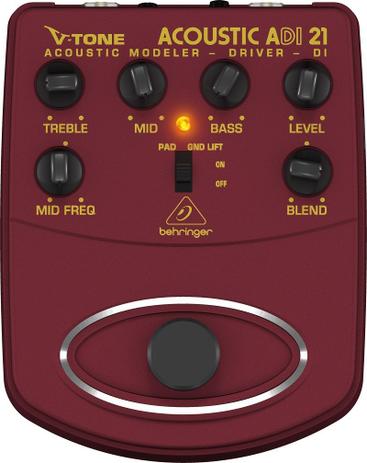 Pedal Violão Multi Efeitos ADI21 Behringer Menor preço em Pedal Violão Multi Efeitos ADI21 Behringer
