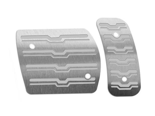 Pedaleira aço inox nova ecosport automatica - Three parts Menor preço em Pedaleira aço inox nova ecosport automatica - Three parts