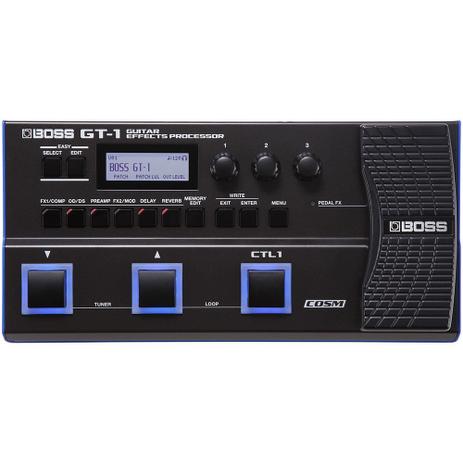 Pedaleira BOSS GT-1 Multi Efeito para Guitarra Menor preço em Pedaleira BOSS GT-1 Multi Efeito para Guitarra