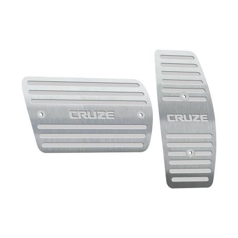 Pedaleira chevrolet cruze automatico 2017 até 2019 aço inox - 3r acessorios Menor preço em Pedaleira chevrolet cruze automatico 2017 até 2019 aço inox - 3r acessorios