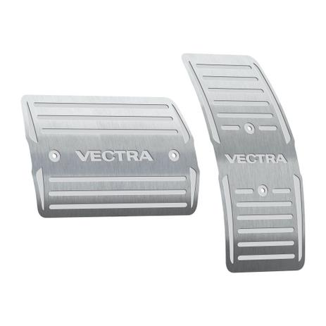 Pedaleira chevrolet vectra automatico 1996 até 2005 aço inox - 3r acessórios Menor preço em Pedaleira chevrolet vectra automatico 1996 até 2005 aço inox - 3r acessórios