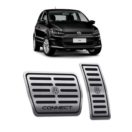 Pedaleira Fox Connect 2015/2019 Aço Inox Automático Preto - Jr Menor preço em Pedaleira Fox Connect 2015/2019 Aço Inox Automático Preto - Jr