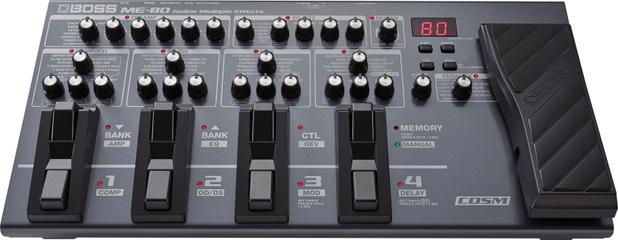 Pedaleira Multiefeitos Para Guitarra ME-80 - Boss Menor preço em Pedaleira Multiefeitos Para Guitarra ME-80 - Boss