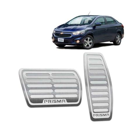 Pedaleiras Chevrolet Prisma 2013/2019 Automático Prata - Jr Menor preço em Pedaleiras Chevrolet Prisma 2013/2019 Automático Prata - Jr