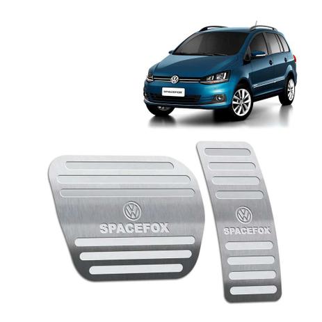 Pedaleiras Spacefox 2006 A 2014 Aço Inox Automático Prata - Jr Menor preço em Pedaleiras Spacefox 2006 A 2014 Aço Inox Automático Prata - Jr