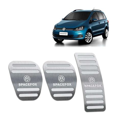 Pedaleiras Spacefox 2006 A 2014 Aço Inox Manual Prata - Jr Menor preço em Pedaleiras Spacefox 2006 A 2014 Aço Inox Manual Prata - Jr