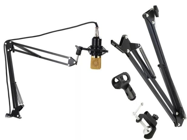 Pedestal Suporte Mesa Articulado para Microfone Estúdio NB35 - Jiaxi Menor preço em Pedestal Suporte Mesa Articulado para Microfone Estúdio NB35 - Jiaxi