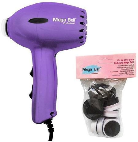 Pedicuro Compact Elétrico Profissional Para Lixar Os Pés + 12 Lixas Descartáveis Lilás (Escolha a Voltagem) - MEGA BELL Menor preço em Pedicuro Compact Elétrico Profissional Para Lixar Os Pés + 12 Lixas Descartáveis Lilás (Escolha a Voltagem) - MEGA BELL
