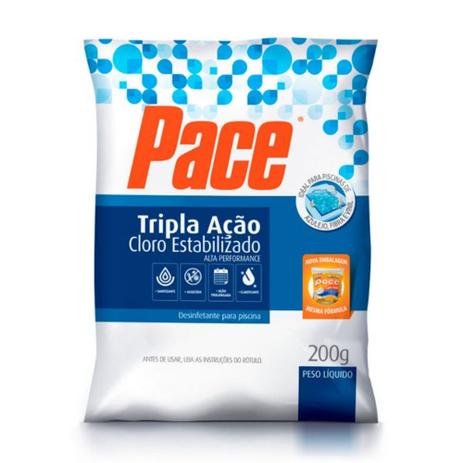 Pedra de Cloro Pace Tripla Ação Cloro Estabilizador 200g HTH - RJ - Pace - HTH Menor preço em Pedra de Cloro Pace Tripla Ação Cloro Estabilizador 200g HTH - RJ - Pace - HTH