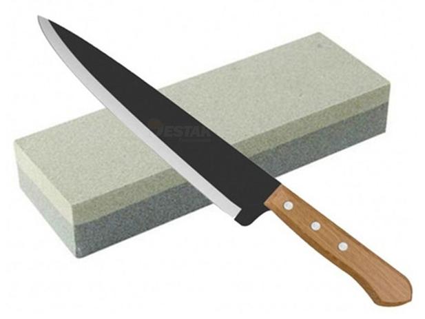Pedra Para Afiar Dupla Face Retangular 6 (150mm) - Fertak Menor preço em Pedra Para Afiar Dupla Face Retangular 6 (150mm) - Fertak