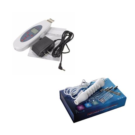 Peeling Ultrassônico + Alta Freqüência Bivolt Estética - Kit estético Menor preço em Peeling Ultrassônico + Alta Freqüência Bivolt Estética - Kit estético