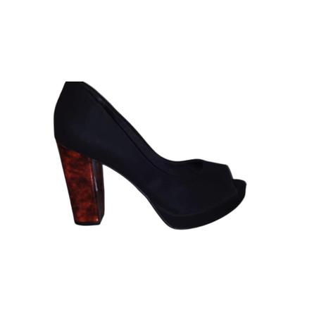 Peep Toe Bebece 8420-065 Nbk Palatino - Bebecê - Peep Toe - Magazine Luiza