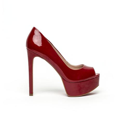 peep toe verniz