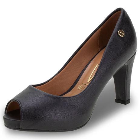 peep toe feminino salto alto vizzano