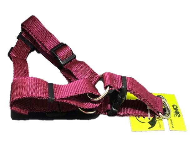 Peitoral para cachorro One Dog - Vinho - Tamanho P é boa?