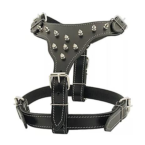 Peitoral Para Pit Bull Rottweiler Bull Terrier Preta - Couro dog Menor preço em Peitoral Para Pit Bull Rottweiler Bull Terrier Preta - Couro dog