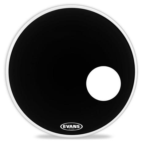 Pele 22 evans eq3 bd22rb resp. p/bumbo preta (013669) Menor preço em Pele 22 evans eq3 bd22rb resp. p/bumbo preta (013669)
