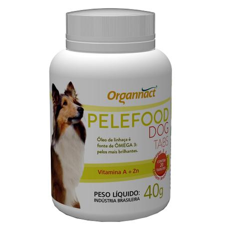 Pelefood tabs 40g - 20 tabletes - Suplemento Alimentar Ômegas 3, 6 e 9 - Organnact Menor preço em Pelefood tabs 40g - 20 tabletes - Suplemento Alimentar Ômegas 3, 6 e 9 - Organnact