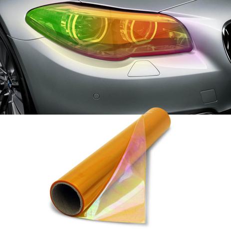 Película Adesivo Camaleão Laranja Lanterna Farol 2mx30cm Uso Universal Carros Motos Barcos Jet Skis - Solarium é ruim? Película Adesivo Camaleão Laranja Lanterna Farol 2mx30cm Uso Universal Carros Motos Barcos Jet Skis - Solarium é boa?