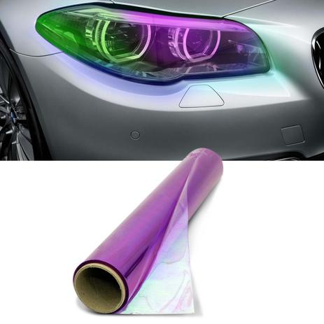Película Adesivo Camaleão Roxo Lanterna e Farol 2m x 30cm Uso Universal Carros Motos Barcos Jet Skis - Solarium Menor preço em Película Adesivo Camaleão Roxo Lanterna e Farol 2m x 30cm Uso Universal Carros Motos Barcos Jet Skis - Solarium