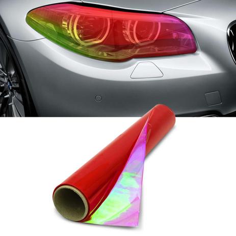 Película Adesivo Camaleão Vermelho Lanterna Farol 2mx30cm Uso Universal Carros Motos Barcos Jet Skis - Solarium Menor preço em Película Adesivo Camaleão Vermelho Lanterna Farol 2mx30cm Uso Universal Carros Motos Barcos Jet Skis - Solarium