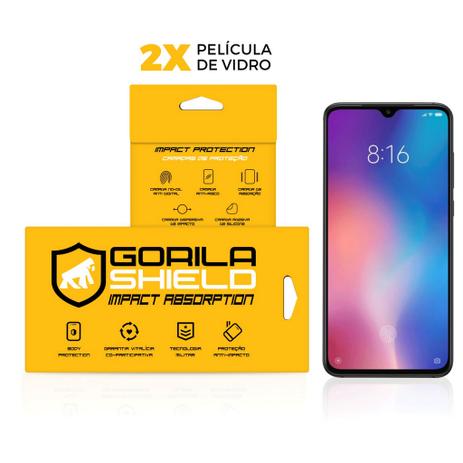Película de Vidro Dupla para Xiaomi Mi 9 - Gorila Shield Menor preço em Película de Vidro Dupla para Xiaomi Mi 9 - Gorila Shield