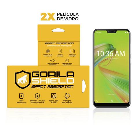 Película de Vidro Dupla Zenfone Max Shot - Gorila Shield Menor preço em Película de Vidro Dupla Zenfone Max Shot - Gorila Shield