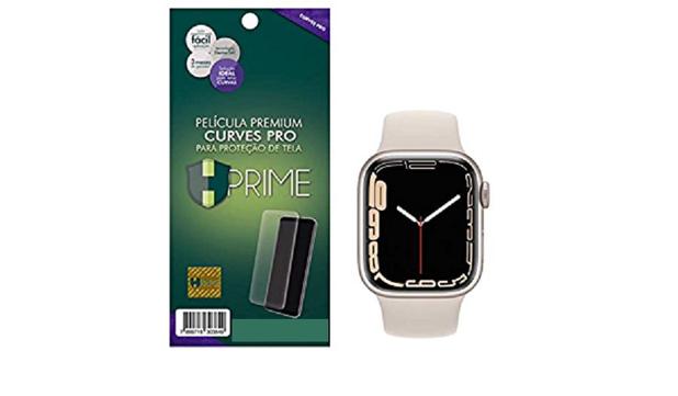 Película Hprime Curves Compatível Apple Watch Series 7 45mm Menor preço em Película Hprime Curves Compatível Apple Watch Series 7 45mm