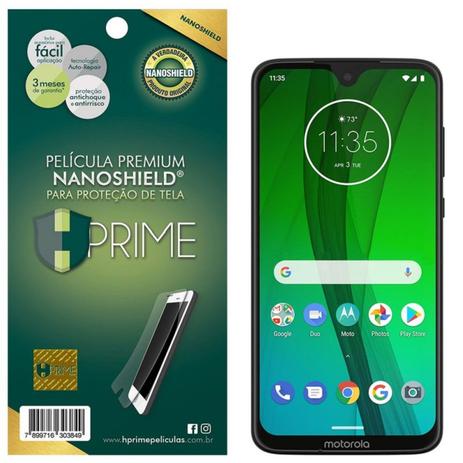 Película HPrime para Motorola Moto G7 / G7 Plus - NanoShield Transparente Menor preço em Película HPrime para Motorola Moto G7 / G7 Plus - NanoShield Transparente