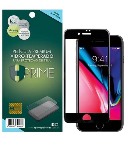 Película Hprime Vidro Temperado Iphone 8 Preto ColorGlass 6D - Cobre Toda  Tela - Película para Celular - Magazine Luiza