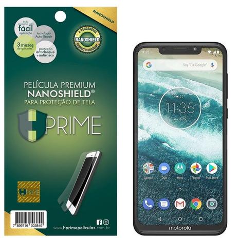 Pelicula Premium HPrime para Motorola One / P30 Play - NanoShield Transparente Menor preço em Pelicula Premium HPrime para Motorola One / P30 Play - NanoShield Transparente