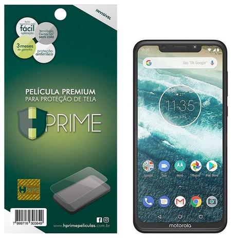 Pelicula Premium HPrime para Motorola One Power / P30 Note - PET Invisivel Menor preço em Pelicula Premium HPrime para Motorola One Power / P30 Note - PET Invisivel
