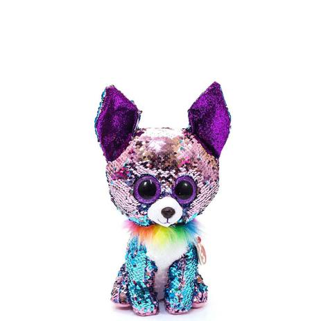 Pelúcia Beanie Boos Paetê 18 cm - Cão Yappy - DTC Menor preço em Pelúcia Beanie Boos Paetê 18 cm - Cão Yappy - DTC