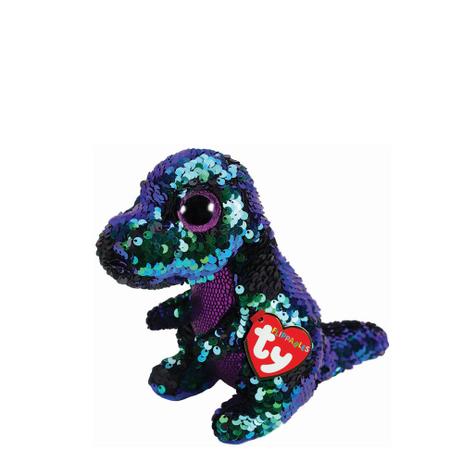 Pelúcia Beanie Boos Paetê 18 cm - Dragão Crunch - DTC Menor preço em Pelúcia Beanie Boos Paetê 18 cm - Dragão Crunch - DTC