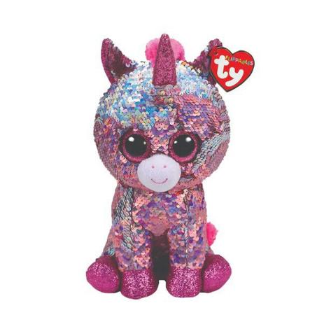 Pelucia Beanie Boos Paete Medio Sparkle Unicornio Rosa DTC 5010 Menor preço em Pelucia Beanie Boos Paete Medio Sparkle Unicornio Rosa DTC 5010