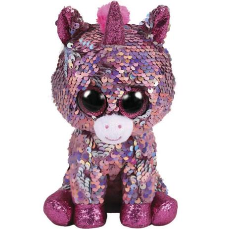 Pelúcia Beanie Boos Paetê - Unicórnio Sparkle - DTC Menor preço em Pelúcia Beanie Boos Paetê - Unicórnio Sparkle - DTC