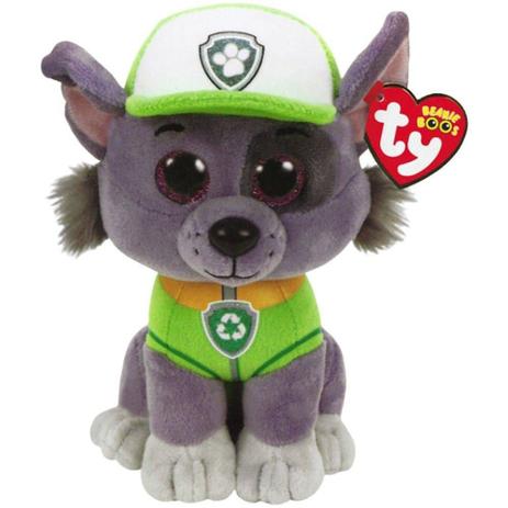 Pelúcia Beanie Boos Patrulha Canina Rocky 24 Cm Ty Dtc Menor preço em Pelúcia Beanie Boos Patrulha Canina Rocky 24 Cm Ty Dtc
